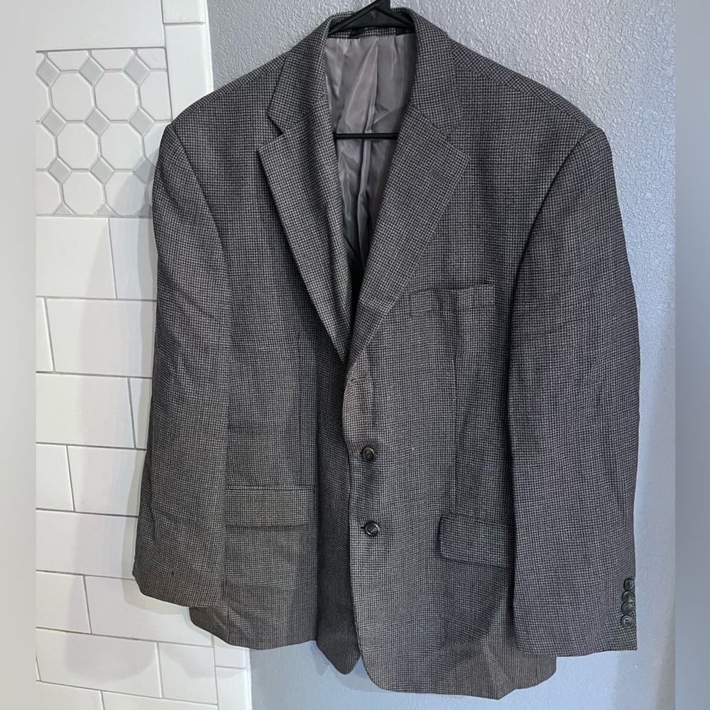 Classic Gray Men's Haggar Dinner Sport Coat Blazer size 42R